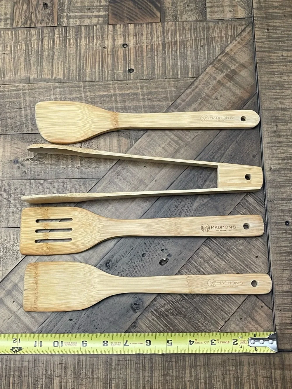 Madmon’s Bamboo Kitchen Utensil Set - 4 Piece